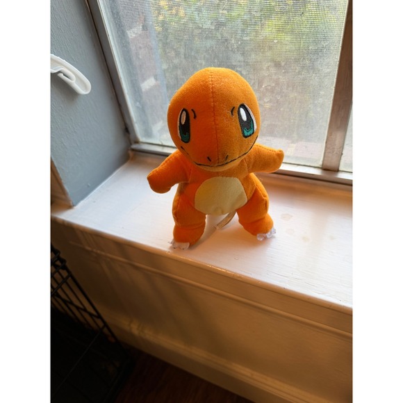 Nintendo Other - Pokemon Charmander Plush Stuffed Animal Toy Orange Fire Type 6in Pocket Monster